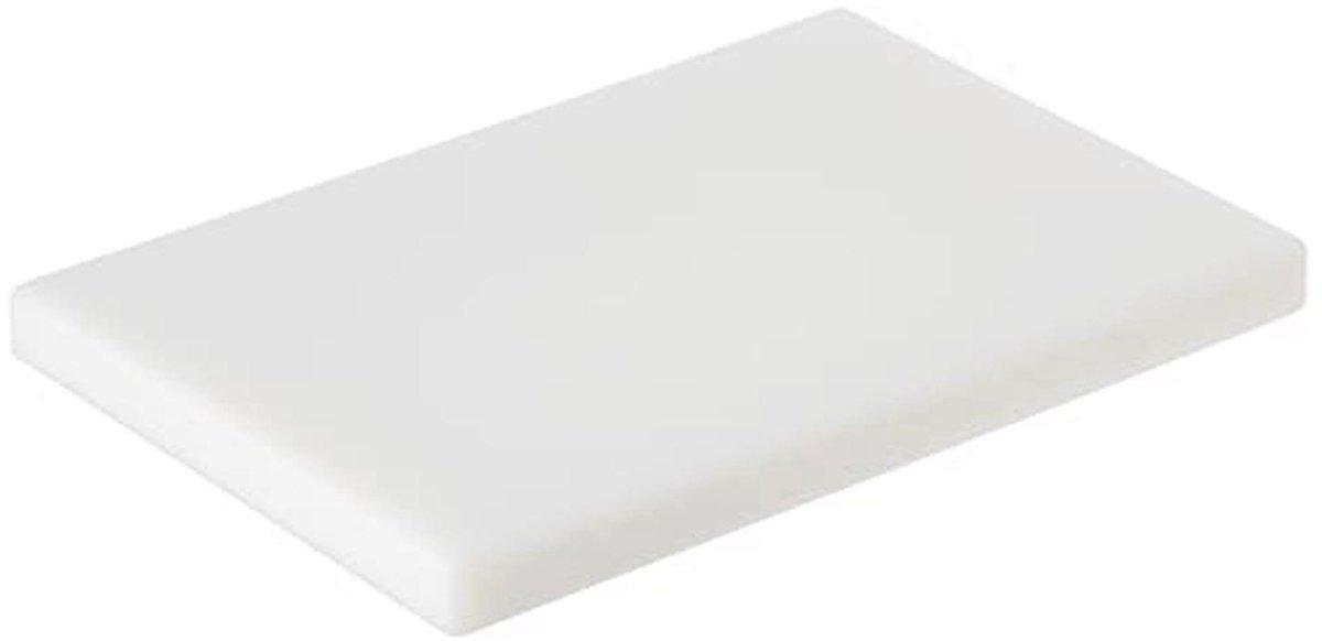 Snijplank Polyethyleen Wit - 29 x 20 x 1,6 cm - Hygiënisch en Duurzaam