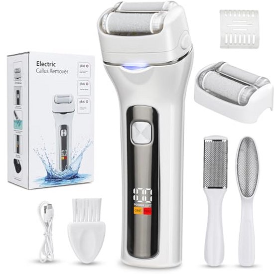 Elektrische eeltverwijderaar met dubbele slijpkop en LED-display