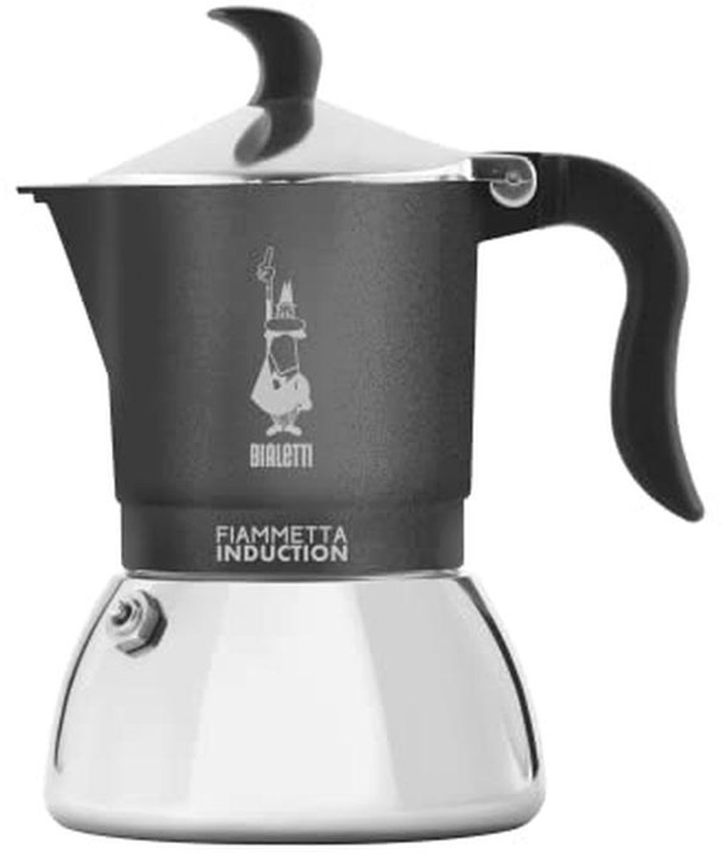 Inductie Koffiemachine voor 4 Tassen - Aluminium en Staal