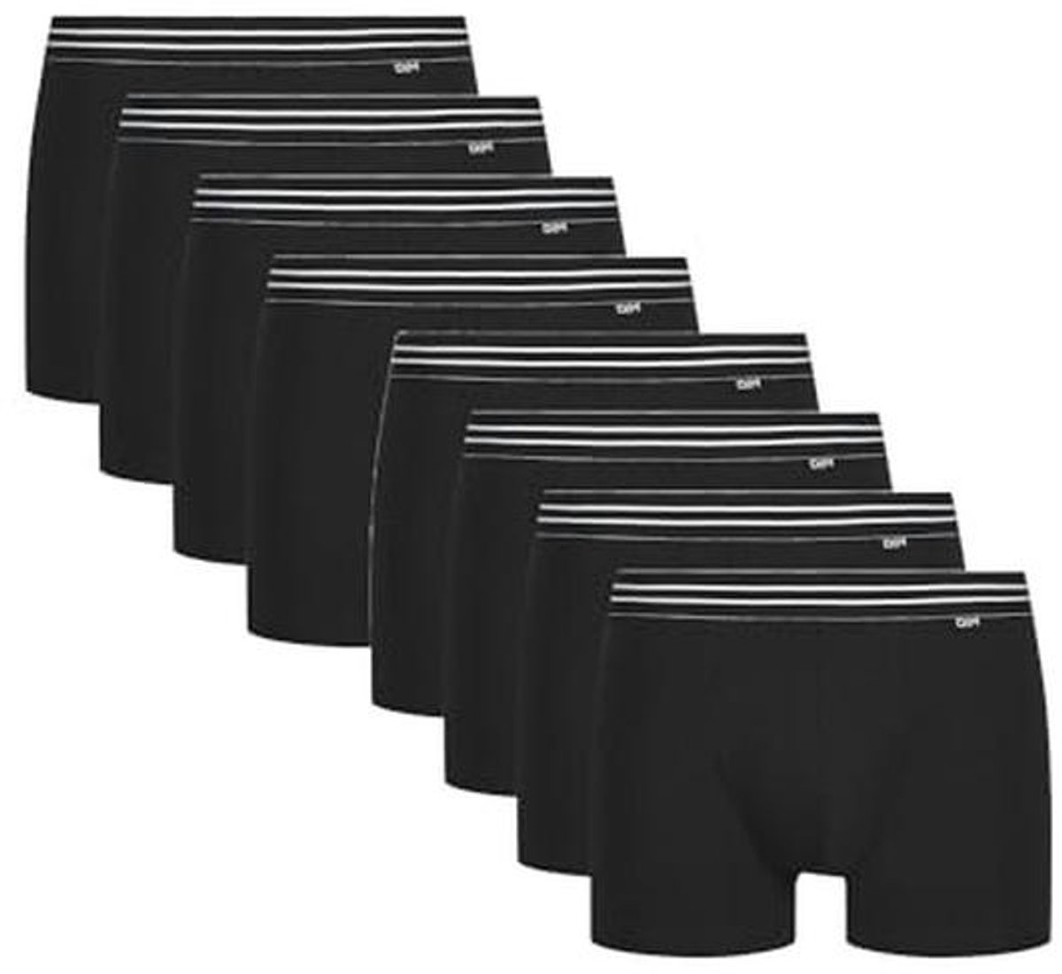Boxershorts voor heren - 8 stuks in zwart - M