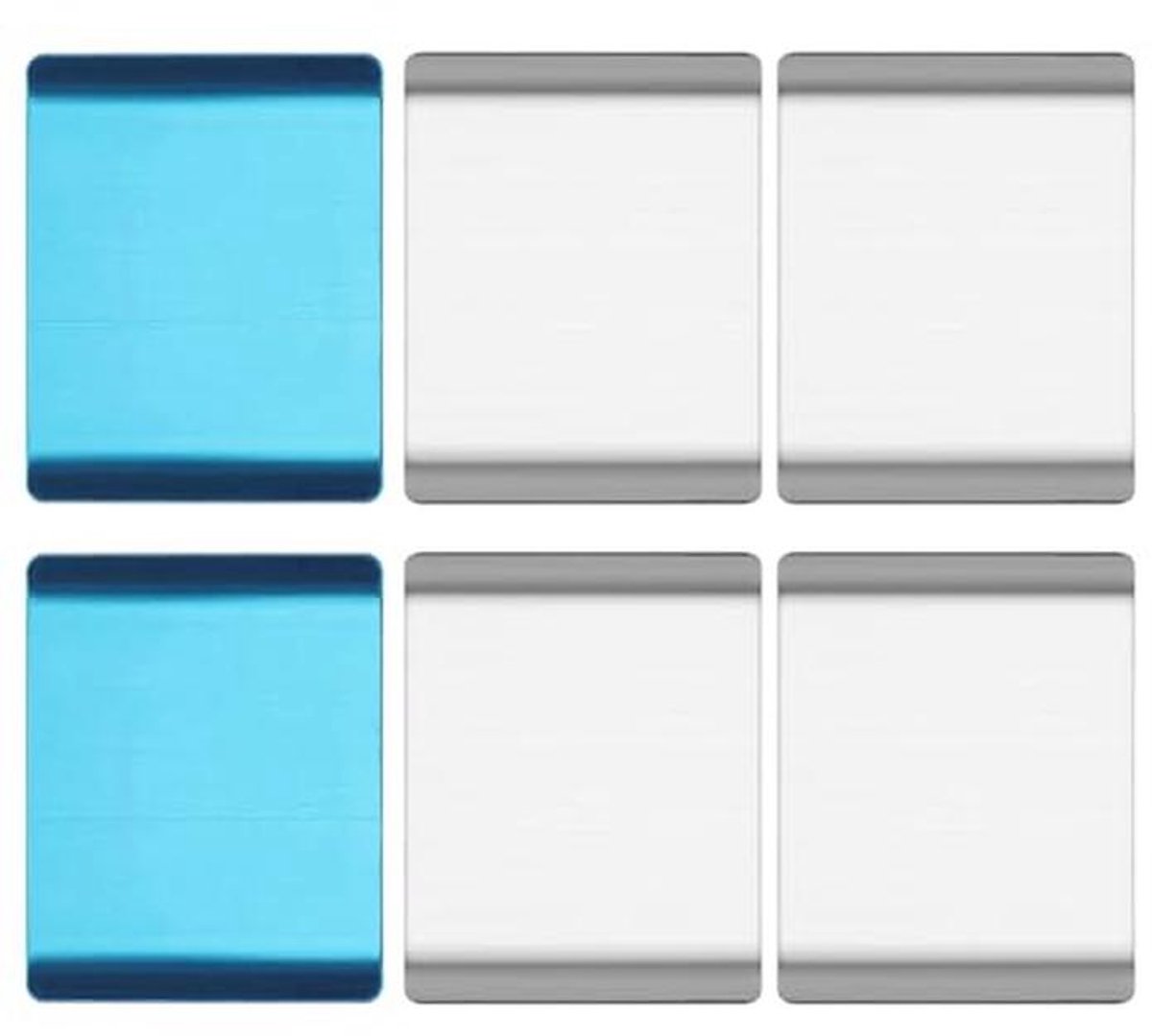 Onderkastverlichting Magnetische Strip - 6 Stuks Vervangbare Verlichting voor Kast