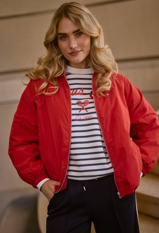 nukus-jenny-jacket-jassen-dames-zomerjas-rood-maat-xs-bol