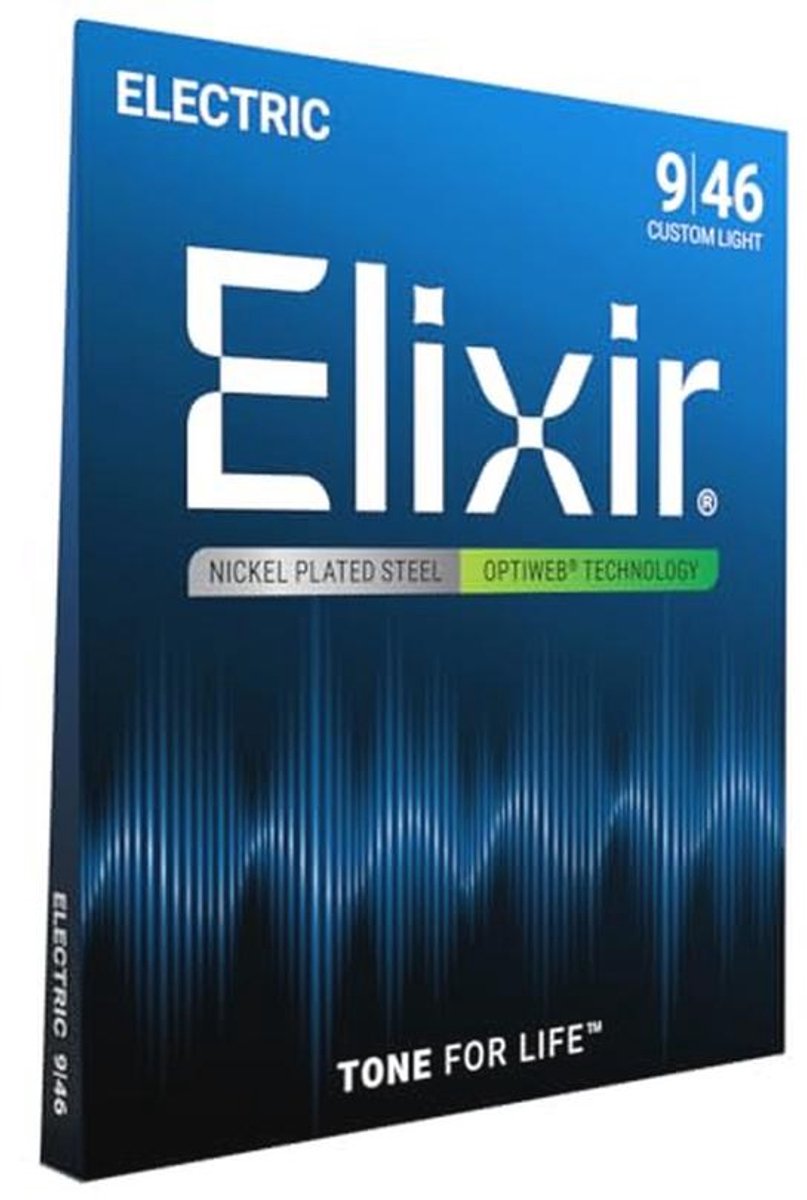 Superlichte Elektrische Gitaar Snaren met OPTIWEB Coating - (.009-.046)