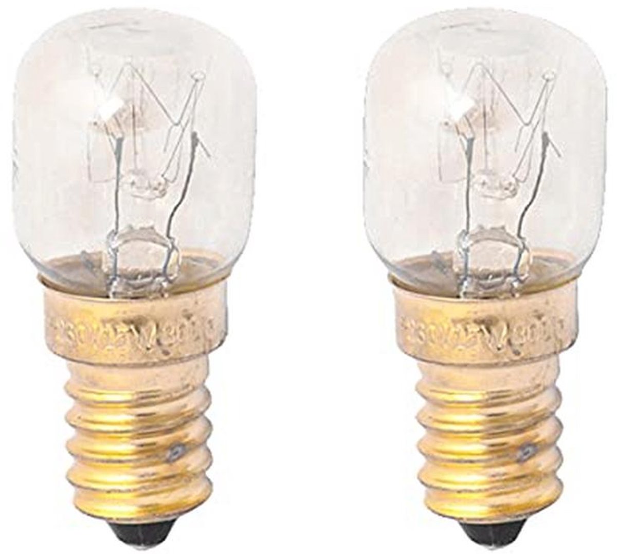 Oven en Magnetron Lampen E14 15W 230V Hittebestendig tot 300 Graden