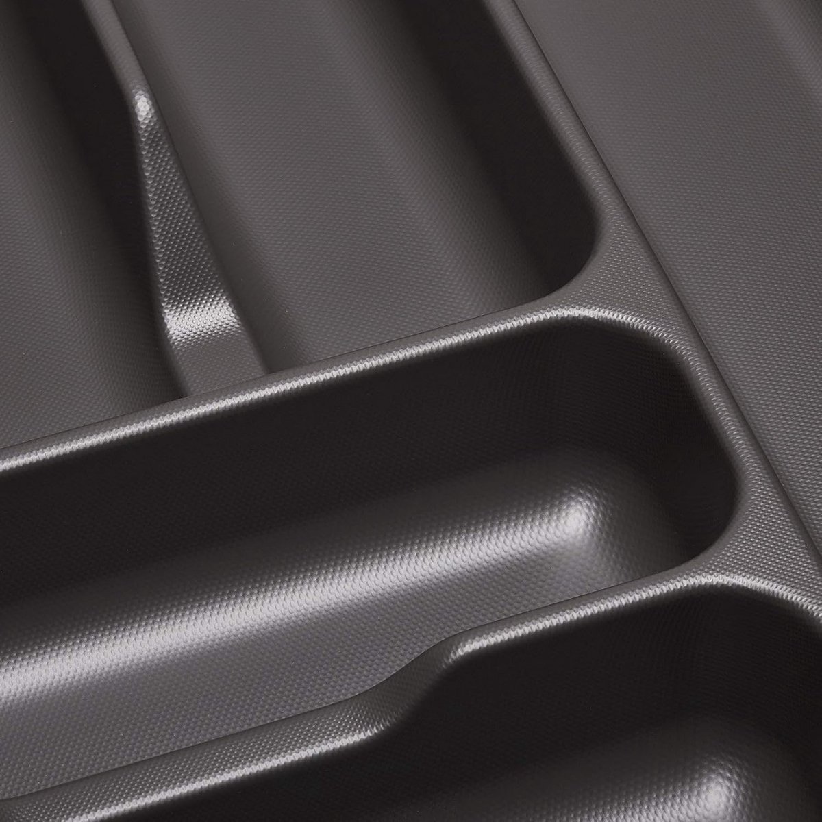 Bestekbak Lade-inzet 361 x 480 mm Antraciet met Structuur voor 45 Bestekdelen