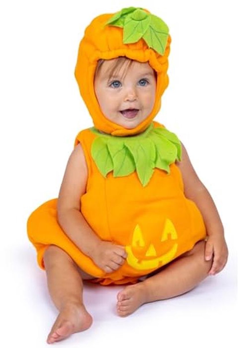 Pompoenkostuum voor Baby's - Schattige Halloween Outfit met Hoed voor Kinderen