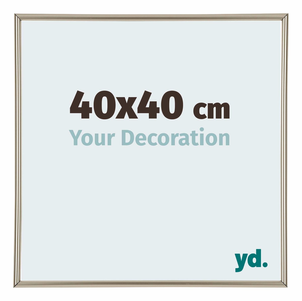 yd. Your Decoration - Fotolijst 40x40 cm - Kunststof - Champagne - Annecy