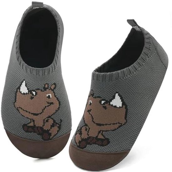 Katoenen pantoffels met kattenoren voor meisjes • Kleine Piraten