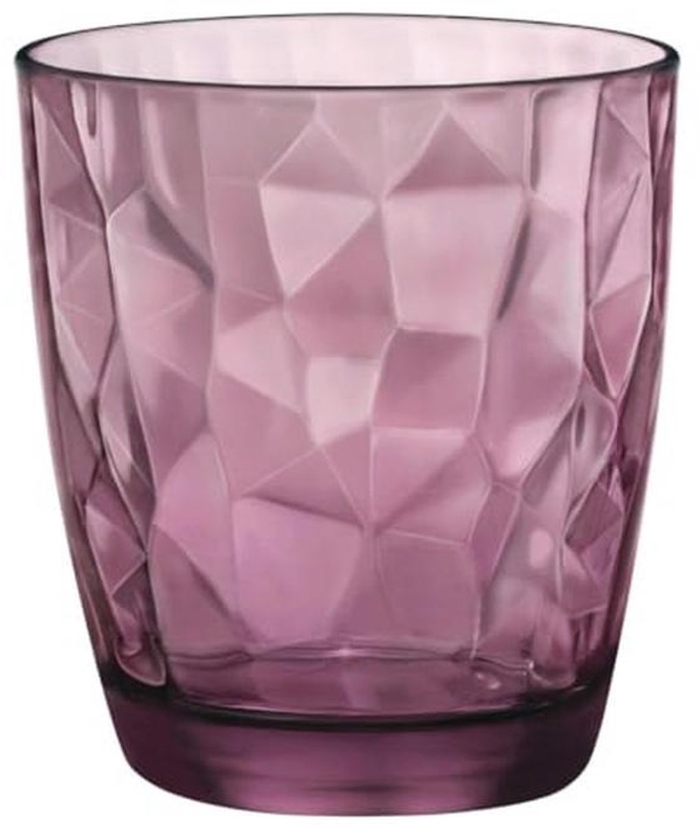 Diamant Drinkglazen Set - 305 ml, Vaatwasmachinebestendig, Voor Cocktails en Water