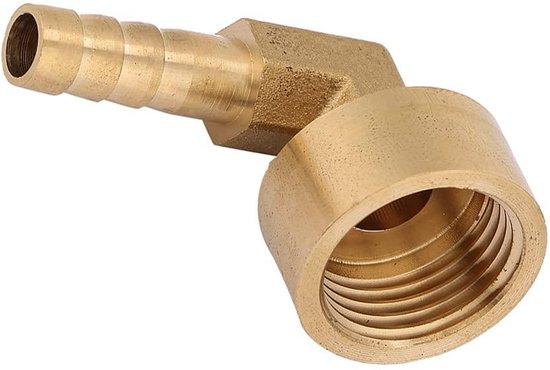 Messing Adapterfitting mit Widerhaken für Wasserschlauch und Rohrkupplung - Verbindungsstück 6/8/10/12/14/16/20mm (14mm 2pcs