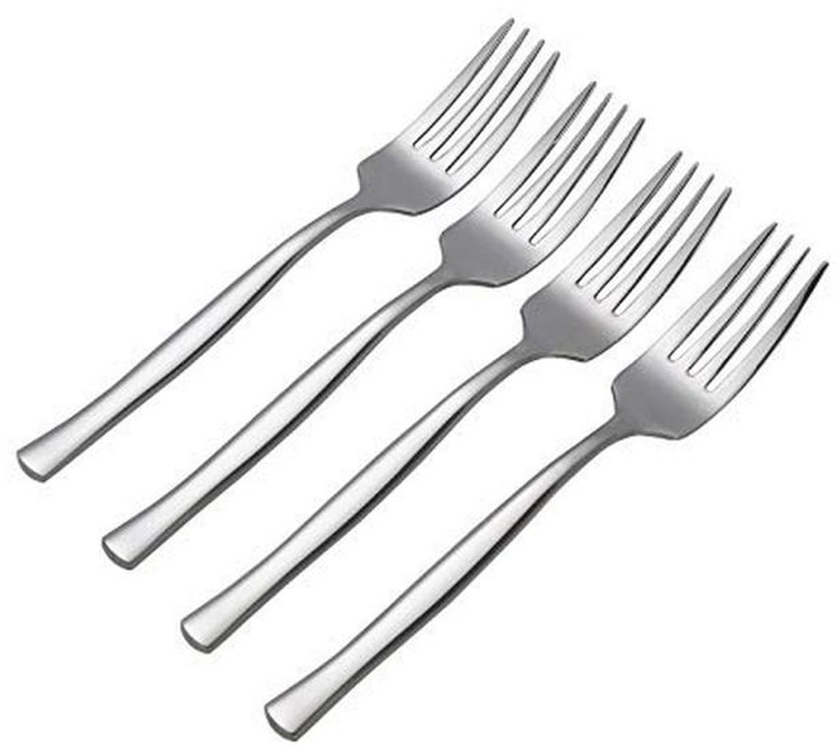 12-delige dessertvorken set van roestvrijstaal voor salade en desserts