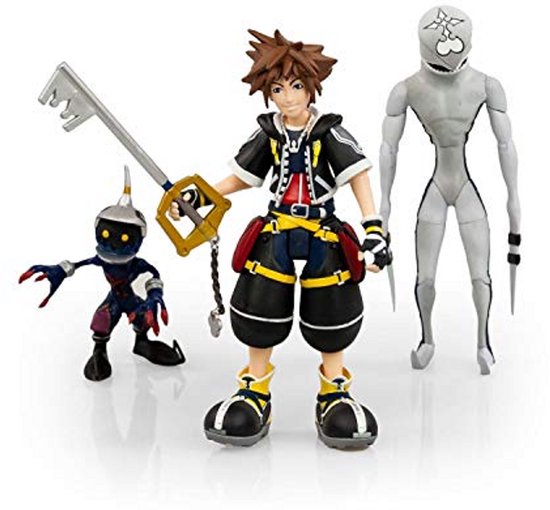 Actiefiguur Set van Sora en Soldier uit Kingdom Hearts II