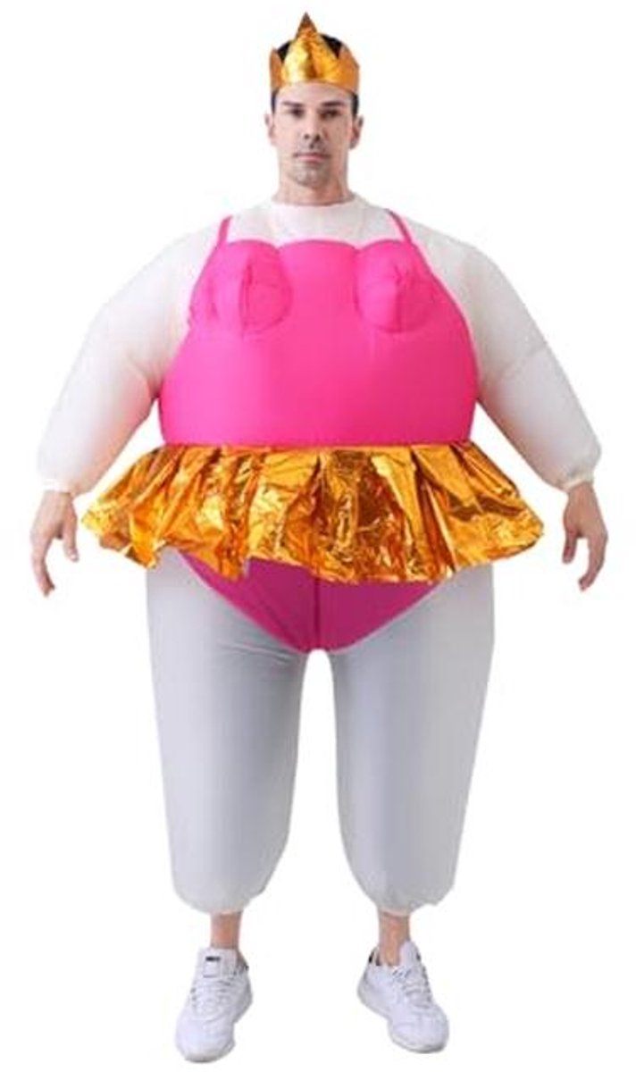 Opblaasbaar ballet danser kostuum voor volwassenen - Grappig Halloween kostuum voor feesten