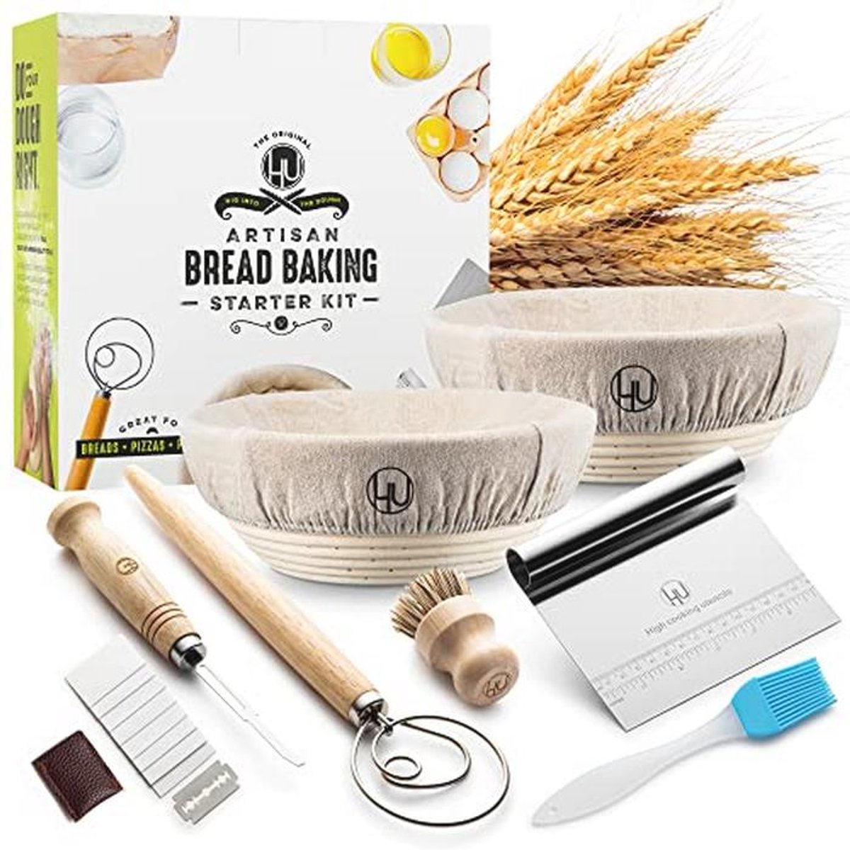 Zuurdesem Starterset met Bakaccessoires – Voor Ambachtelijk Brood Bakken