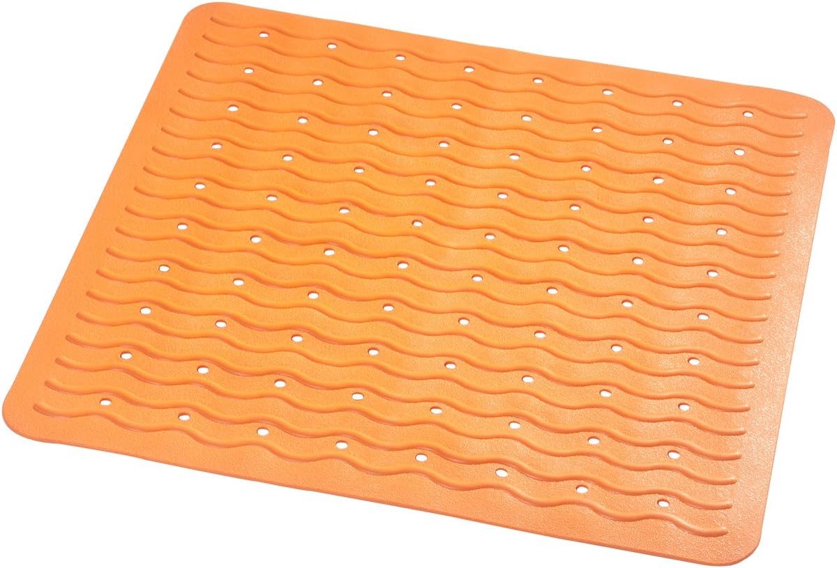 Duurzame Hypoallergene Douchemat - Oranje, Wasbaar en PVC-vrij