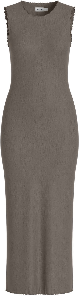 VILA - VIFALL S/L O-NECK ANKLE DRESS - Dames - Maxi jurken