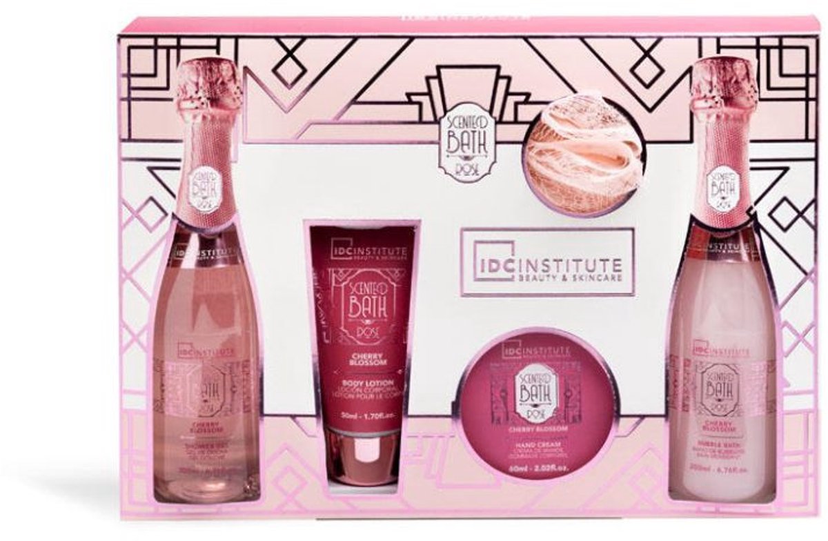 IDC Geschenkset voor Vrouwen Rose Cherry Blossom - Cosmetica Set - 5 Stuks