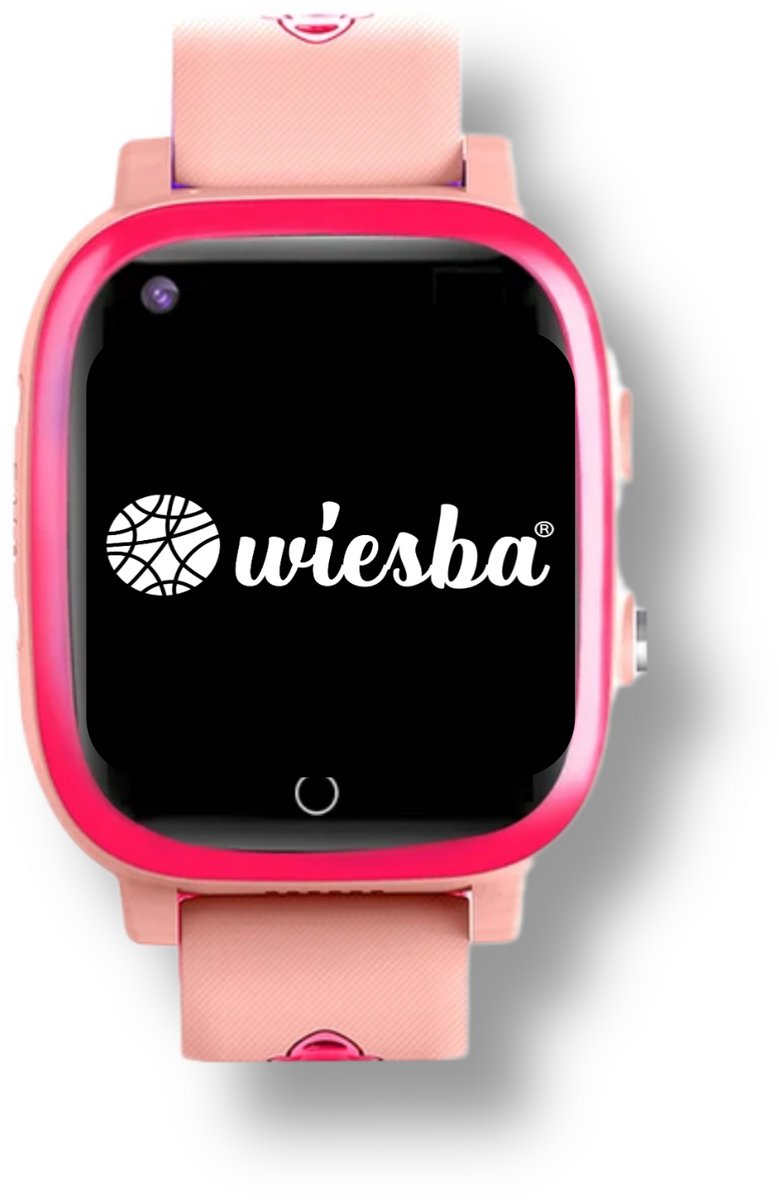 Wiesba WB15 - smartwatch kinderen - gps horloge kind - kinderhorloge bellen - gps tracker kinderhorloge - kinderhorloge met gps - kinderhorloge - Roze