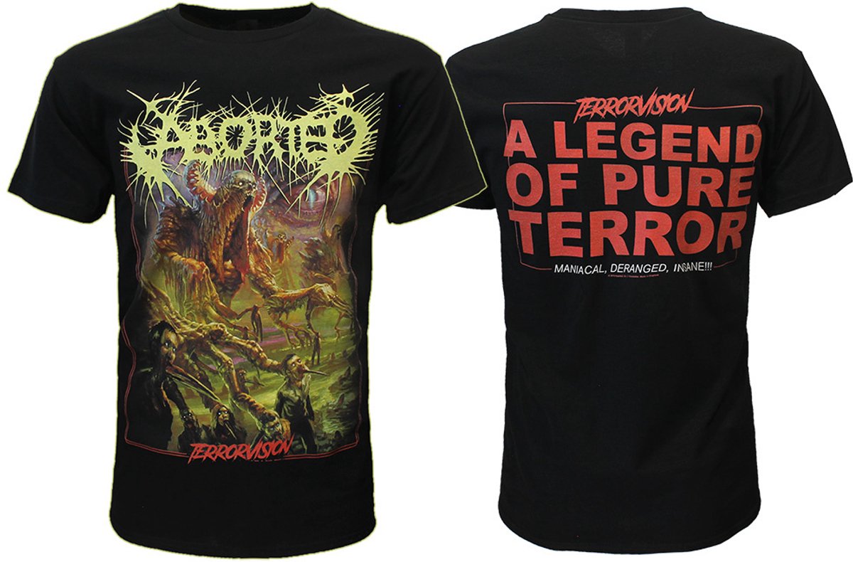 Aborted Terrorvision Album Cover T-Shirt - Officiële Merchandise - M
