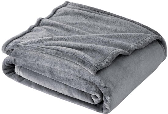 1 stuks Knuffelige Pluizige Deken Bank - Zacht/Warm/Lichtgewicht Bankdeken Bankdeken voor Bank/Bed/Bank, Flanel Fleece Deken, 70X100cm,zilvergrijs