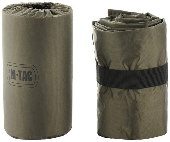 M-Tac opblaasbare slaapmat 195x60 cm, olijfgroen — afbeelding 2