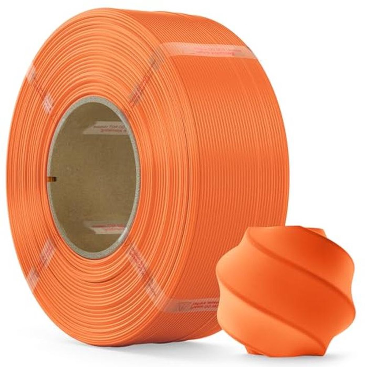 PLA Filament 1.75mm - Hoogwaardige 3D-printerprinter Filament, Nauwkeurigheid +/- 0.02mm, 1kg Navulspoel, Compatibel met Diverse 3D-printers, Oranje