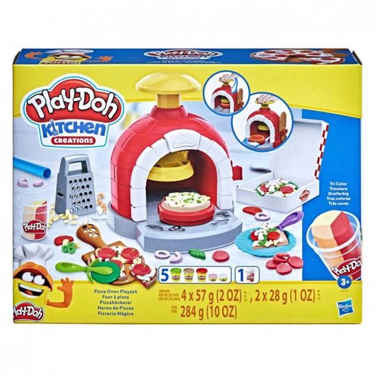 Play-Doh Pizza Oven Speelset - Boetseerklei - Inclusief 6 Play-Doh potjes — cadeau in Spellen & Speelgoed - foto 8
