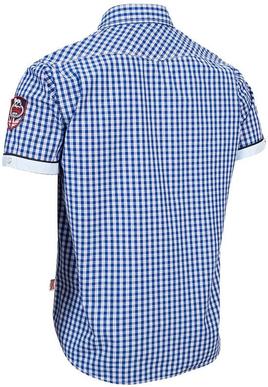 Lonsdale Berny Chemise Manches Courtes Blauw L Homme
