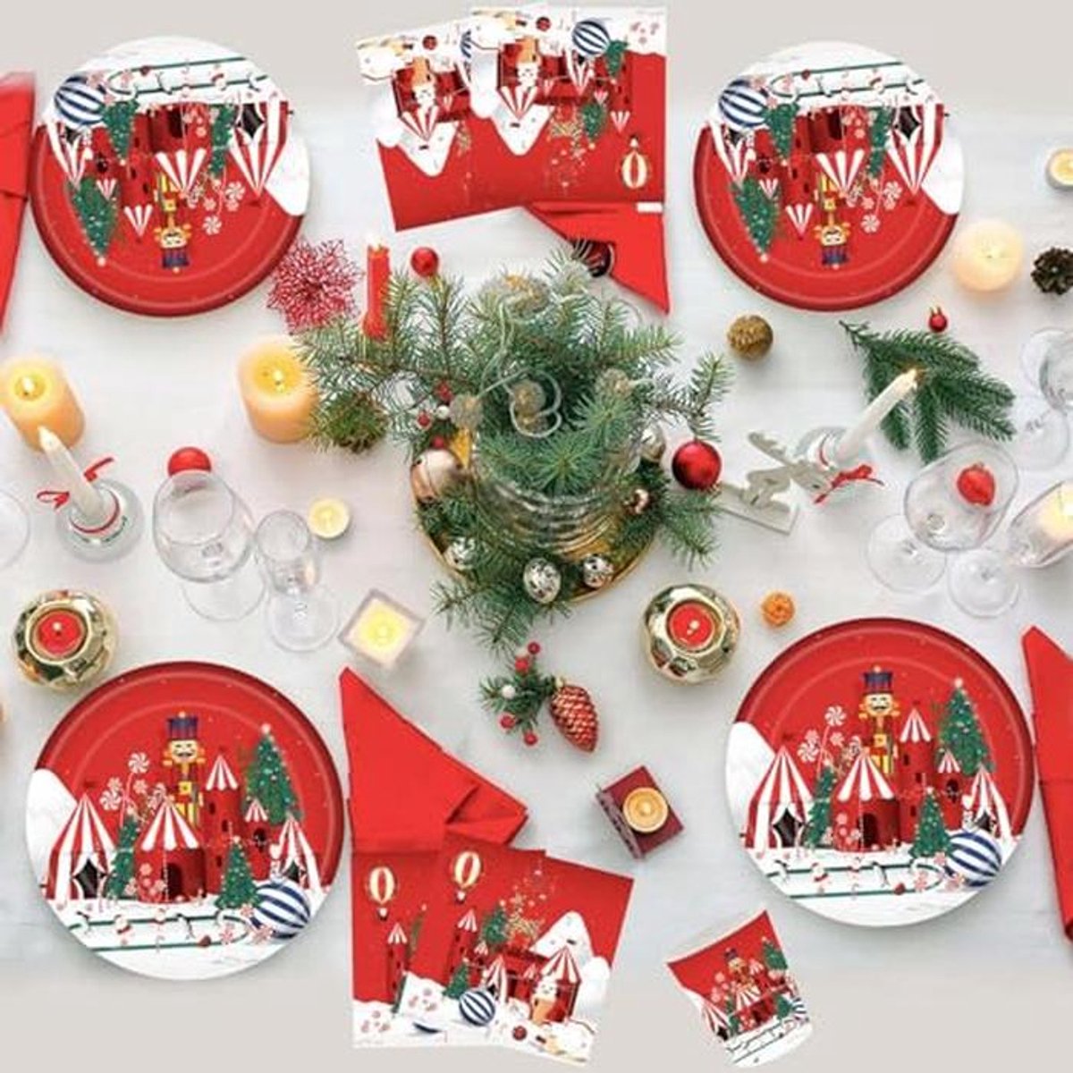Tafelkleed voor Kerstfeest - 2 Stuks, Waterdicht, 137 x 274 cm, Rechthoekig, Kerstdecoratie