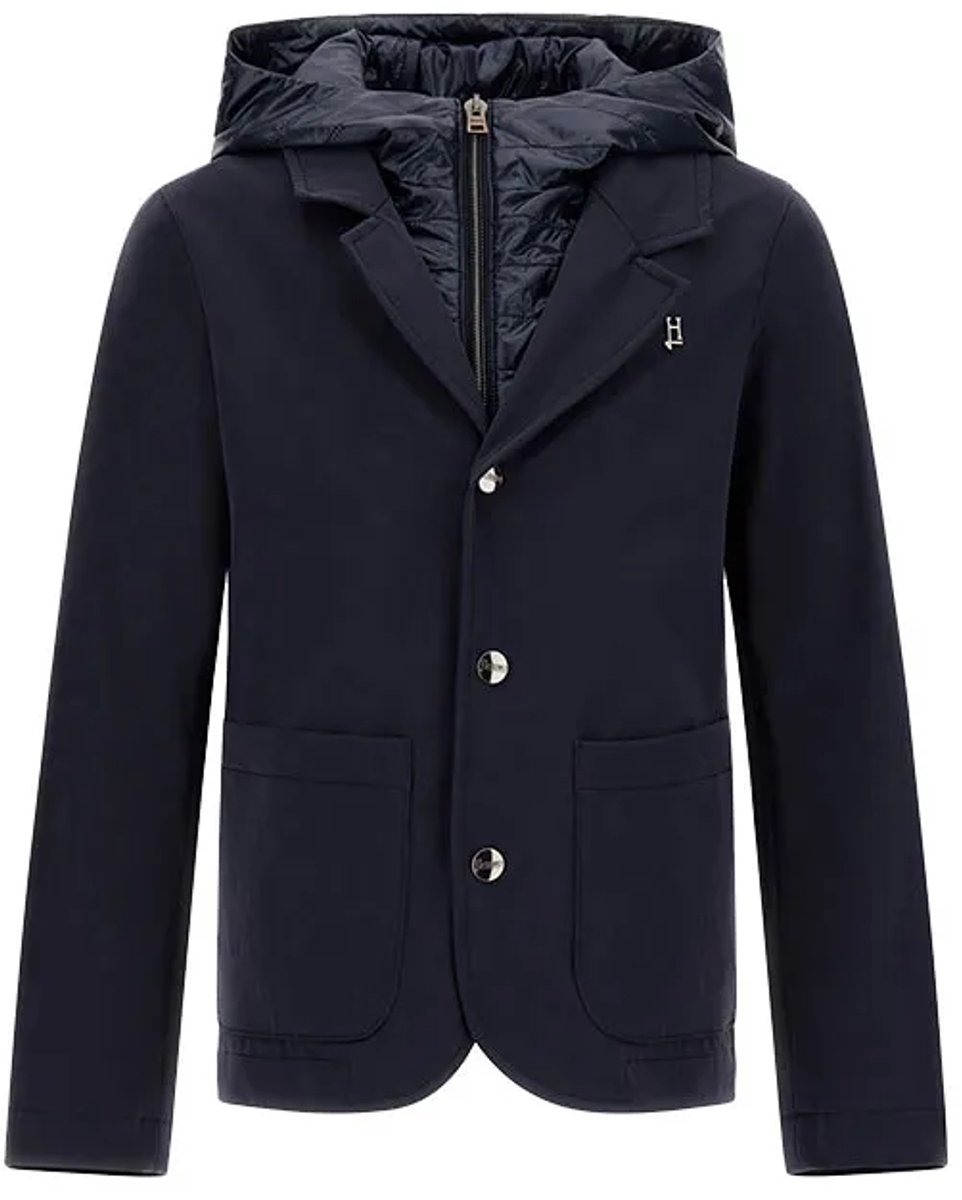 Herno Kids Blazer Jas 8 Years Jongens Blauw