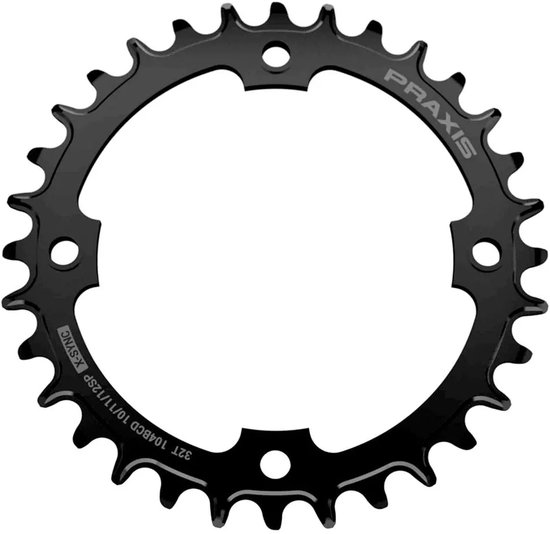 Praxis Steel 104 Bcd Kettingblad Zilver 32t van Praxis — afbeelding 3