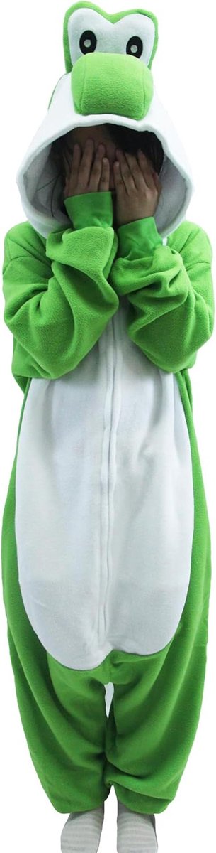 Unisex Fleece Dieren Onesie Pyjama voor Volwassenen – Warme Kigurumi voor Cosplay en Lounge
