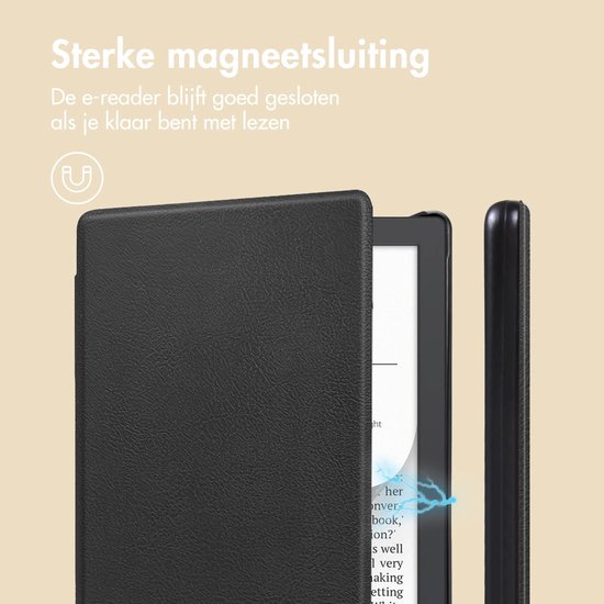 imoshion E-reader Hoesje - Geschikt voor Pocketbook Verse, Pocketbook Verse Pro, Vivlio Light, Pocketbook Verse Lite, Vivlio Light HD - Slim Hard Case Sleepcover Bookcase - Zwart van iMoshion — afbeelding 3