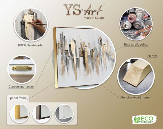 YS Schilderij Gold 120x80