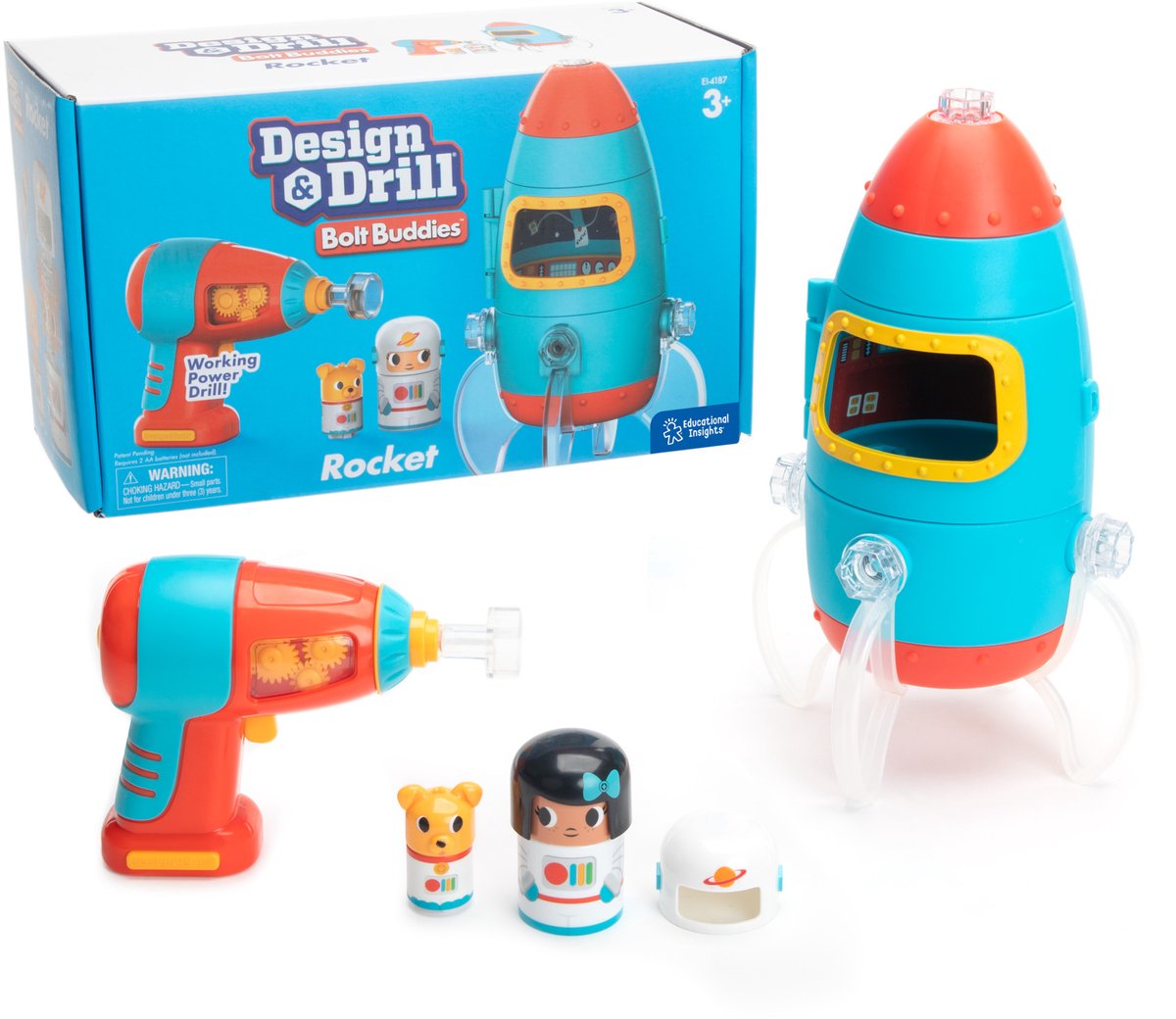 Learning Resources Design & Drill rocket - 1+