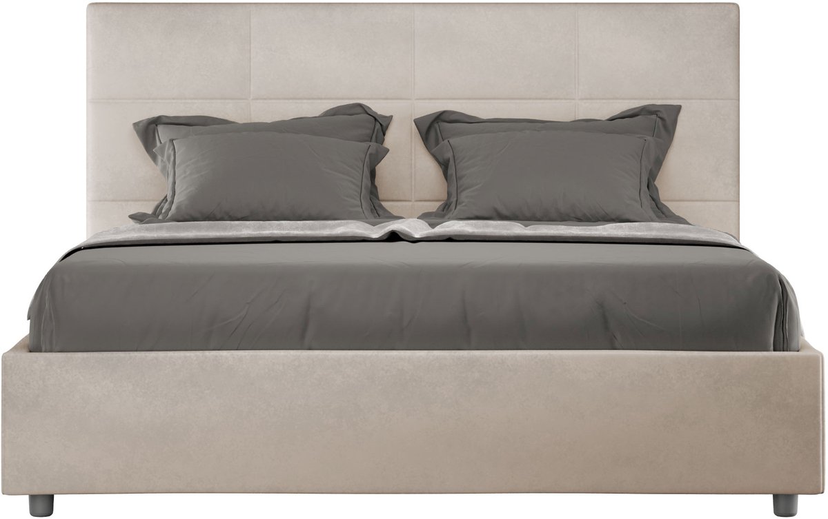 Mika bed met gewatteerde zandbodem van microvezels 160x200