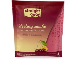 Straight away Maaltijdvervanger - Ontbijt Dieet Shake - Kers Banaan - 21 x 55 gram