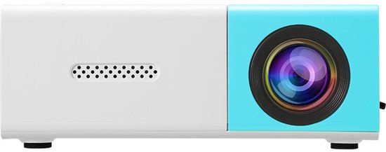 Full HD 1080P Mini DLP Projector Ynkkvre Compact LED Beamer 24-60 inch voor Films, Gaming, Presentaties