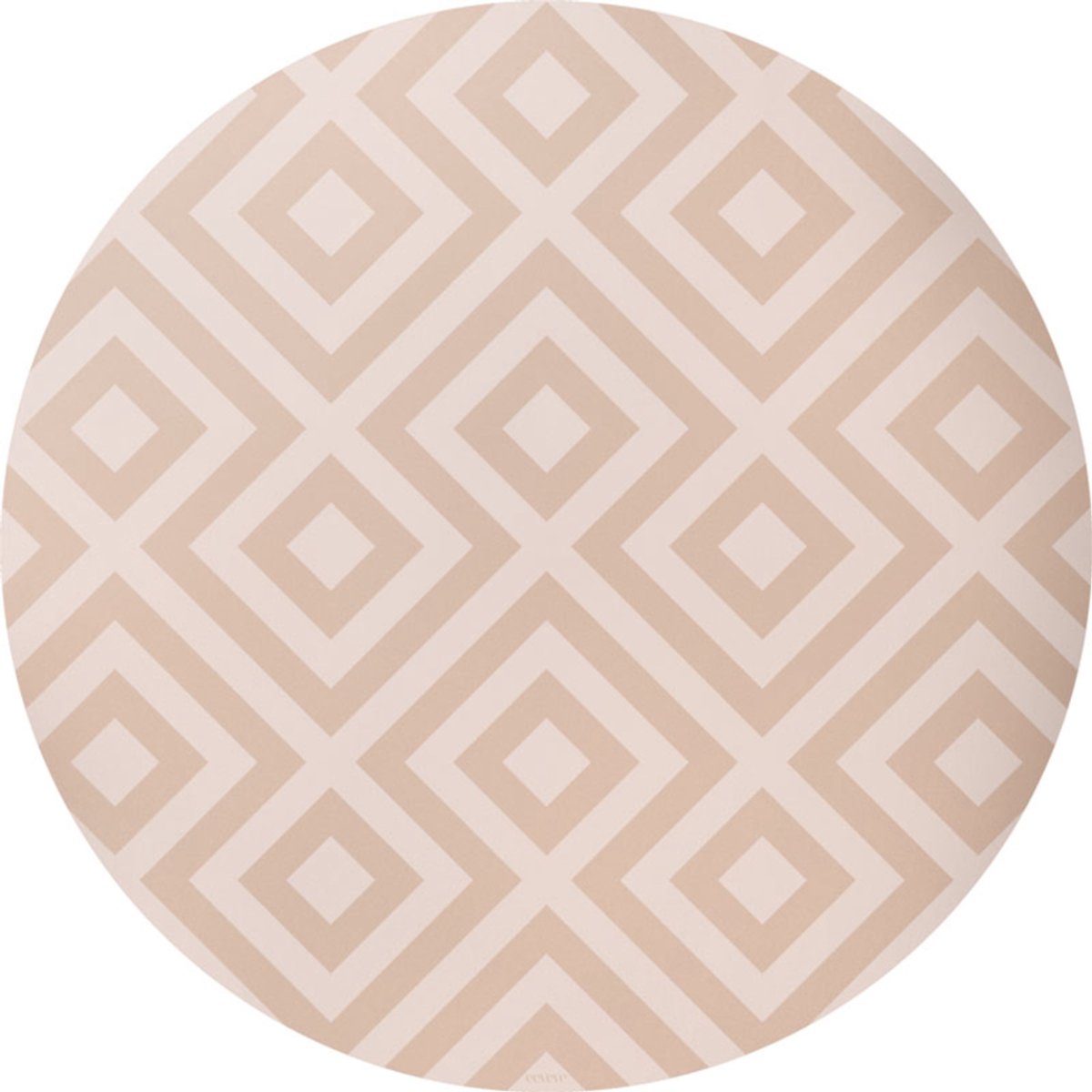 Eeveve Vloermat Rond - Modern Blocks - Desert Sand