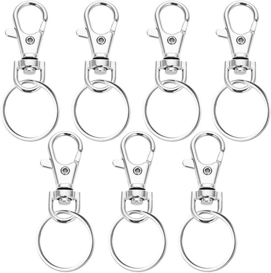 Afneembare Draaibare Sleutelhanger Dubbele End Titanium, Sleutelhanger