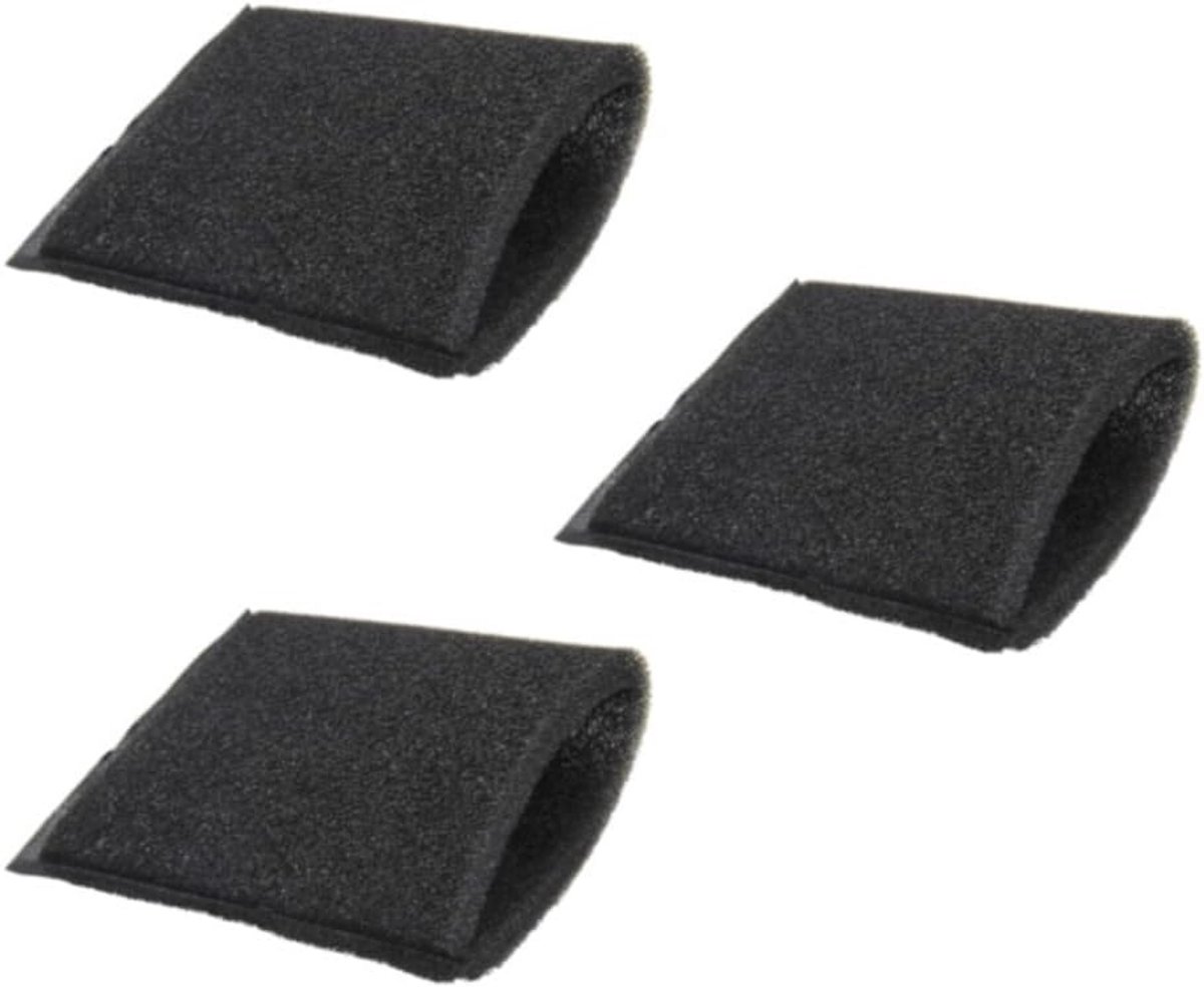 3 x Schuimstoffilters voor Stofzuigers - Perfecte Passform