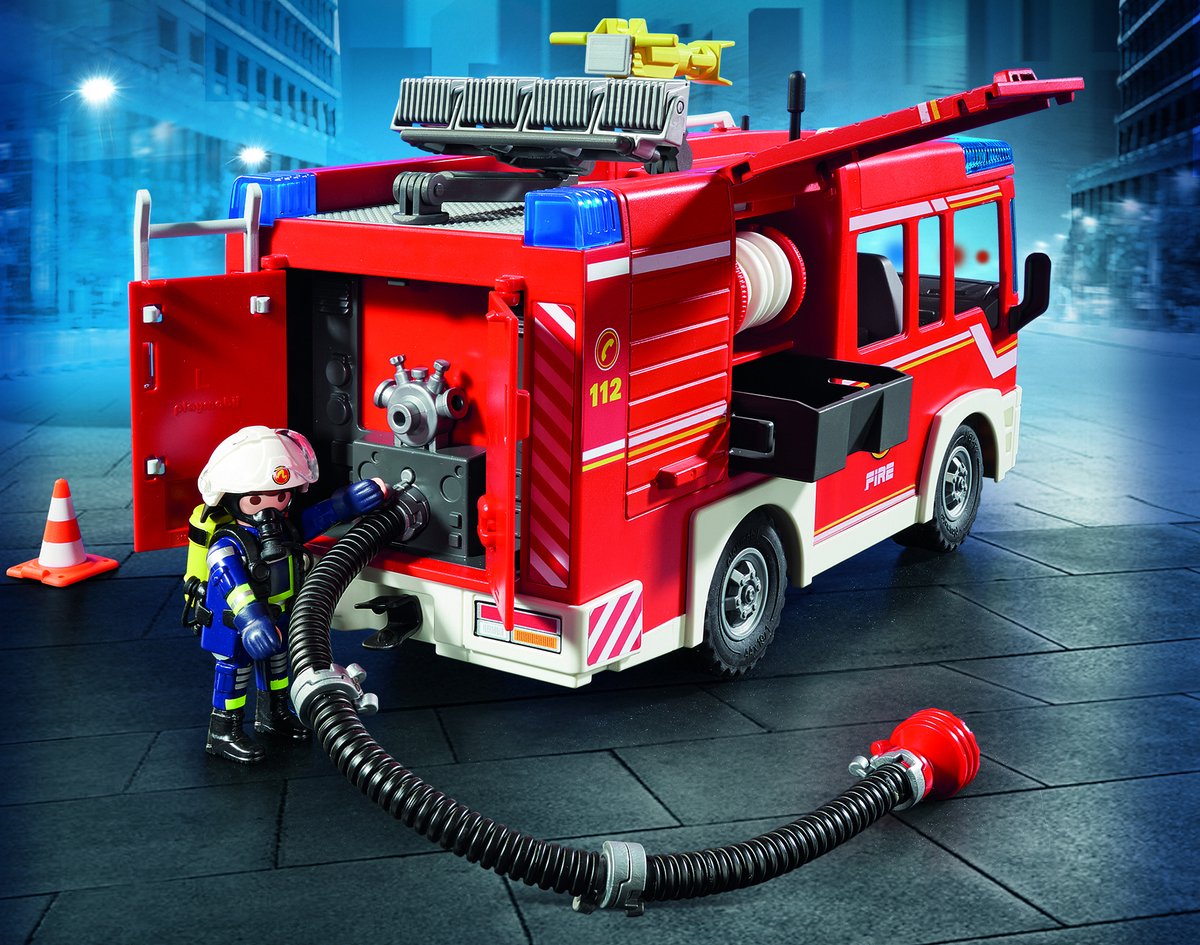 PLAYMOBIL City Action Brandweer pompwagen - 9464 — afbeelding 11