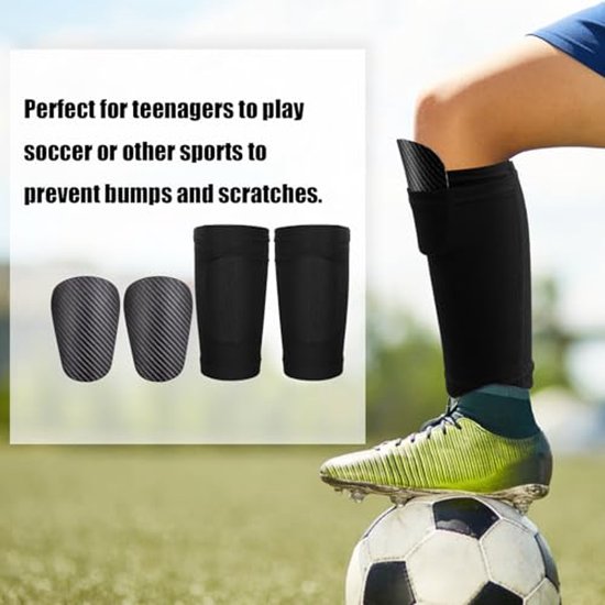 1 Paire Protège-Tibias Football Légers - Bouclier Jambes Pour Sport Et Entraînement