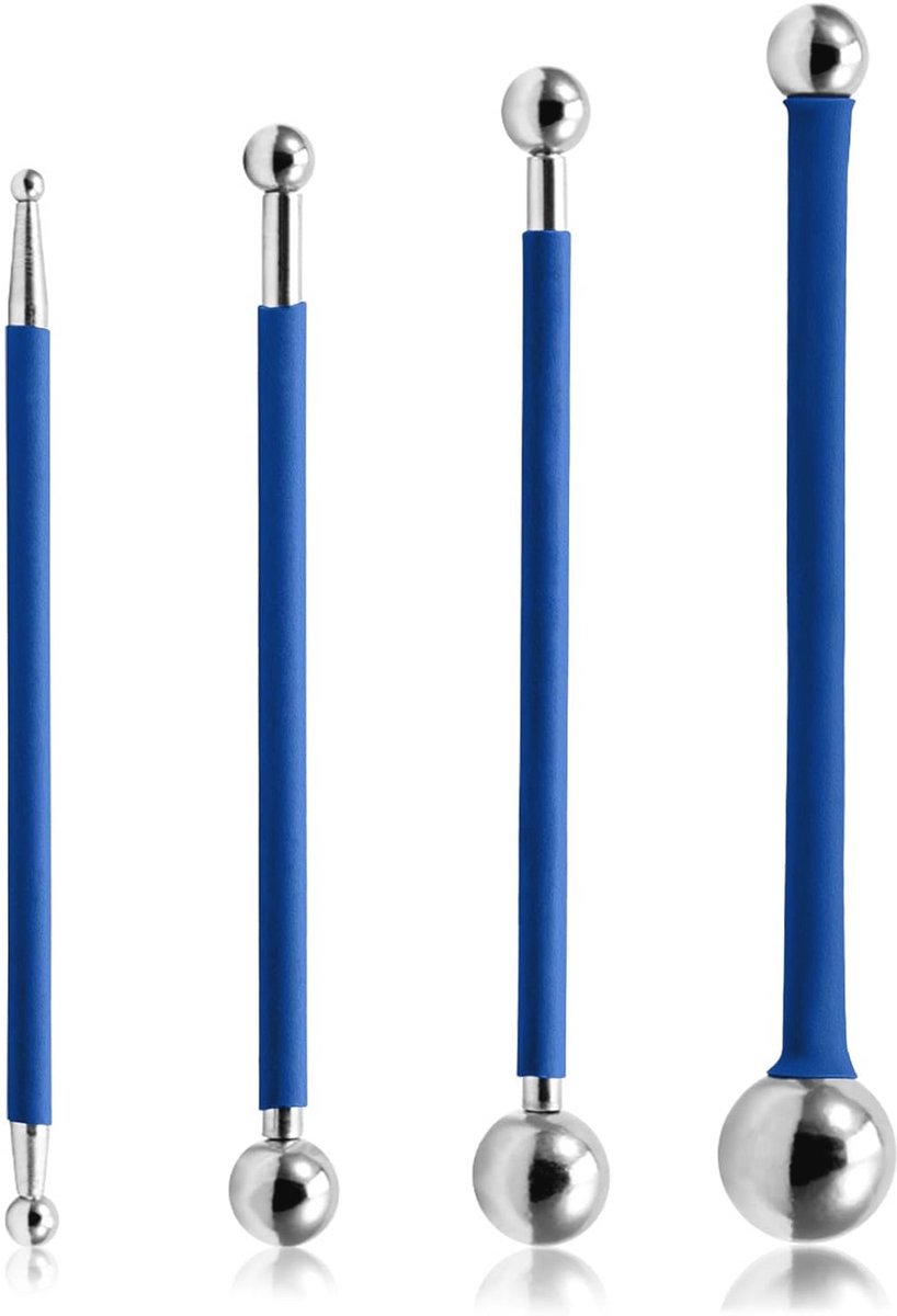 Tegel Caulk Tool Set – 4 Stuks Metalen Bal voor Muren Vloer en Badkamer