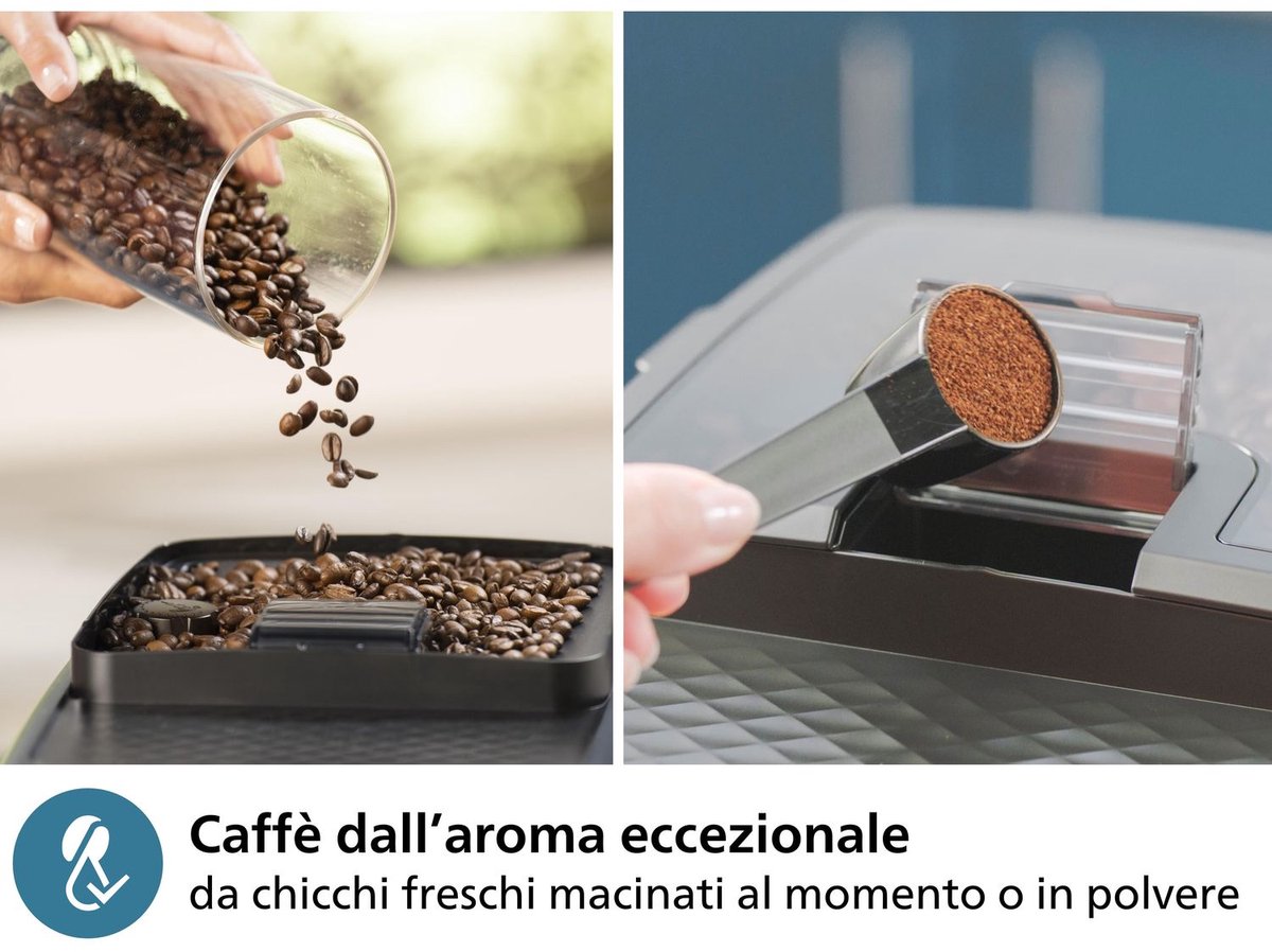Philips 2300 Series - Espressomachine - 4 Verschillende Dranken - 4 Verschillende Dranken - LatteGo Melksysteem - 40% Stiller - AquaClean Filter - Volautomatisch - Zwart - Koffiemachine met bonen - EP2334/10 — afbeelding 5