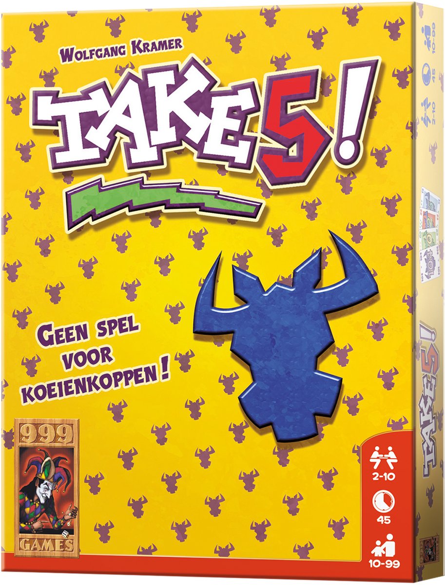 999 Games - Take 5! - Kaartspel - Leuk voor grotere groepen - Familiespel - Gezelschapsspel - Educatief spel - Klein cadeautje — afbeelding 8