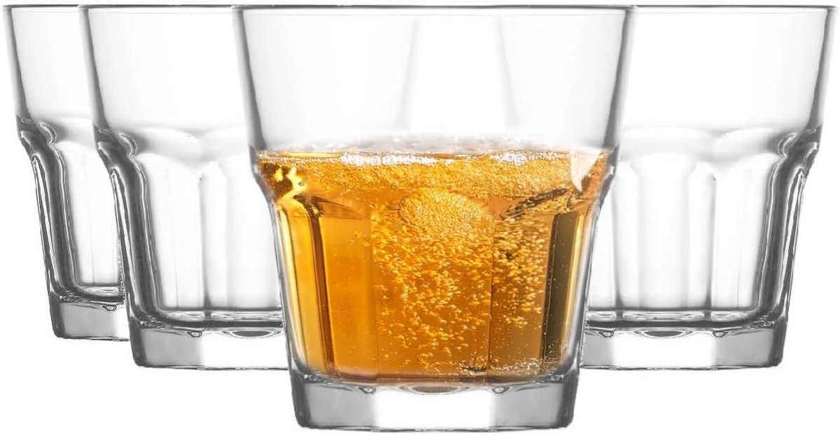 Glasmark KROSNO 1992 - Set van 4 Drinkglazen, 180 ml, Geschikt voor Vaatwasser