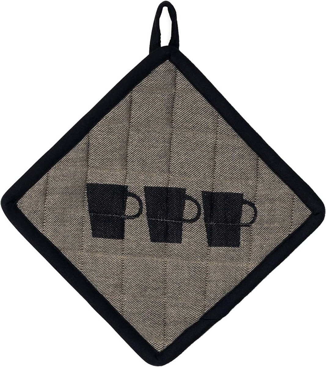 Pannenlap Katoen Grijze Kleur 20 x 20 cm Keukenhandvat Warmtebestendig