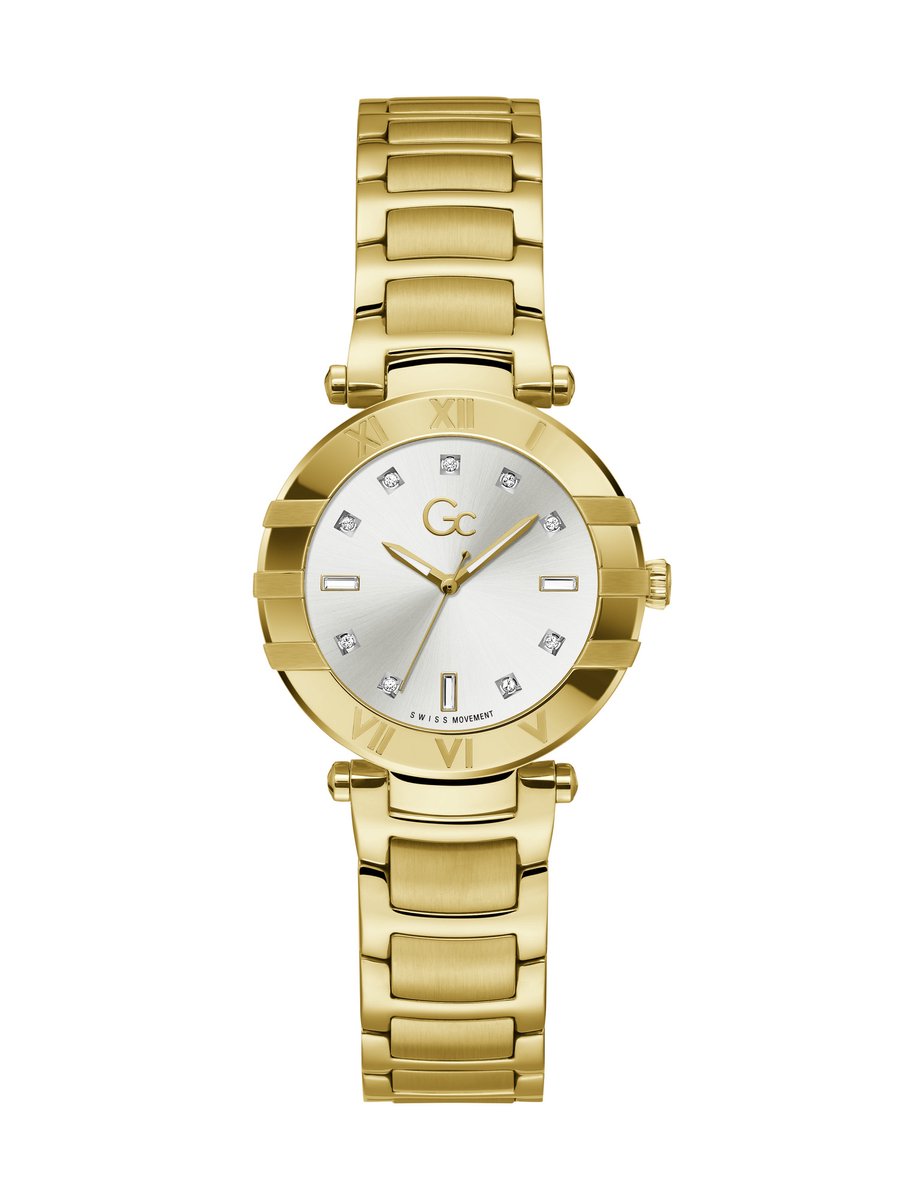 Gc Gc Cruise Kwarts Analoog Horloge Goudkleurig Kast: 100% Roestvrij Staal | Armband: 100% Roestvrij Staal 32 Z03001L1MF, Z03003L1MF