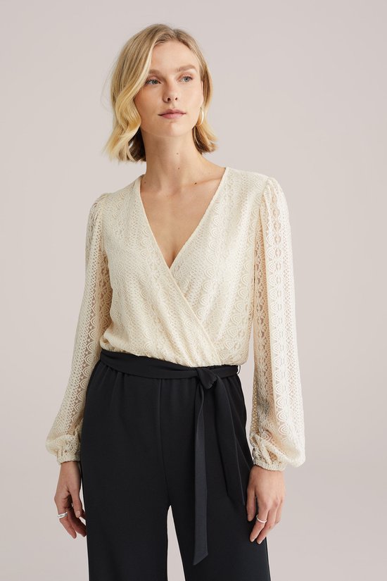 WE Fashion Dames Jumpsuit met kant